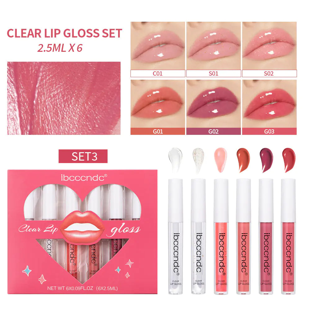 Lustrous Lip Trio: Hydrating Gloss & Liquid Lipstick Set