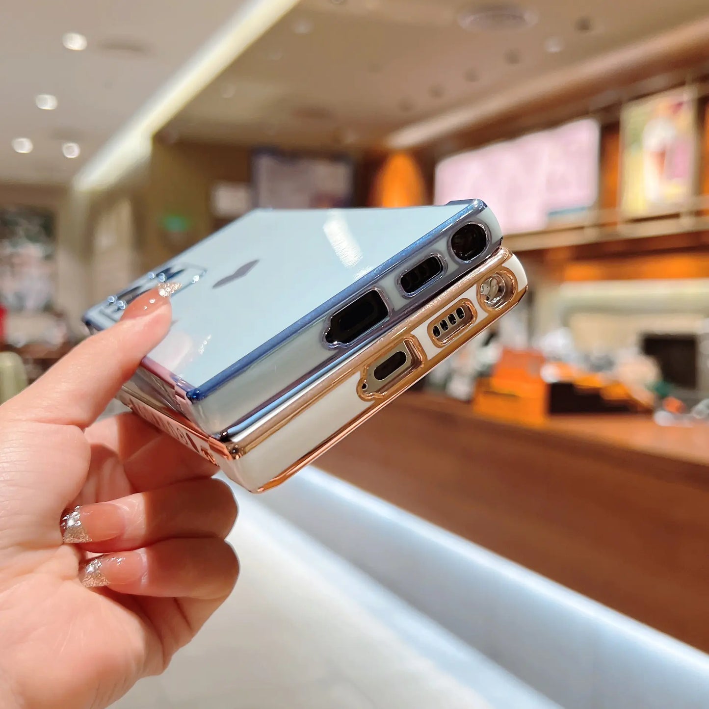 Luxury Heart-Shaped Silicone Phone Case for Galaxy S22